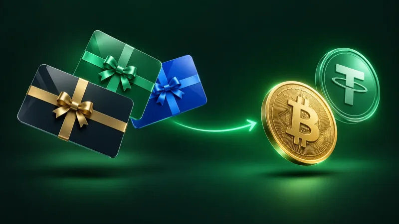 Cómo cambiar tarjetas de regalo de videojuegos por cripto
