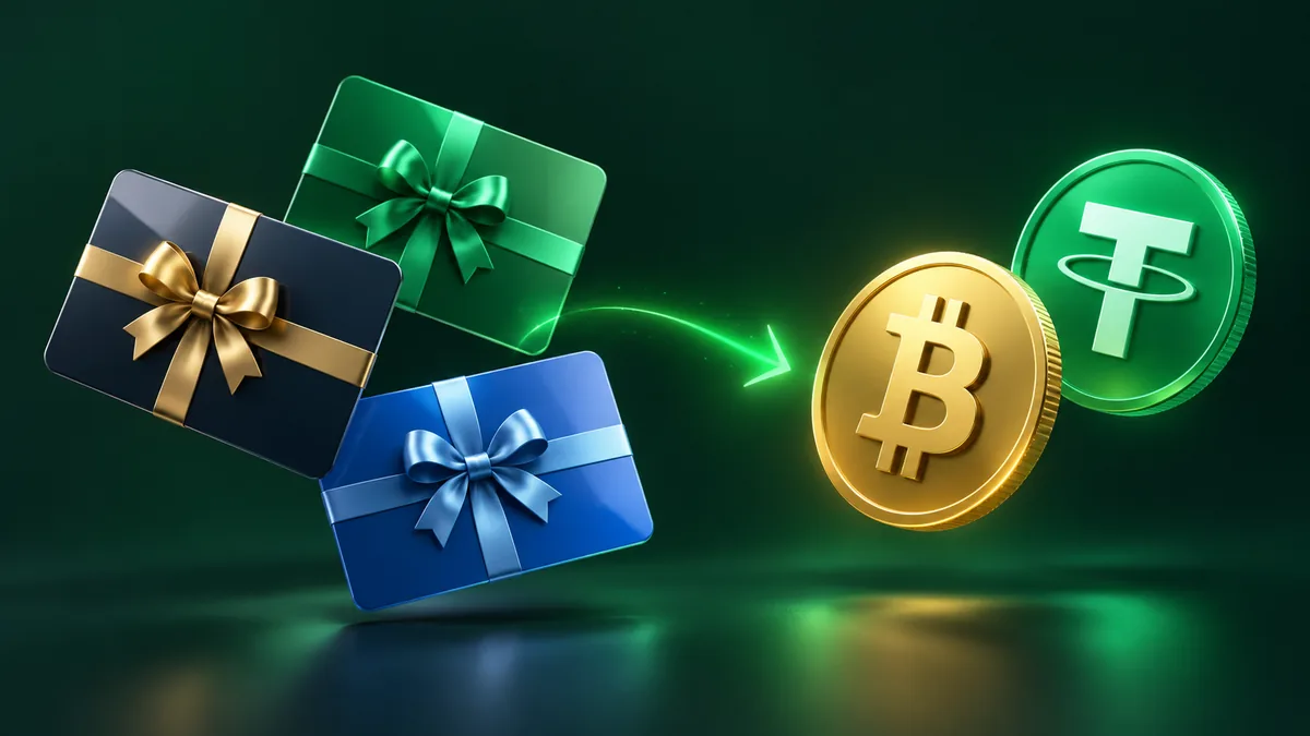 Converting Gift Cards to Crypto from Canada