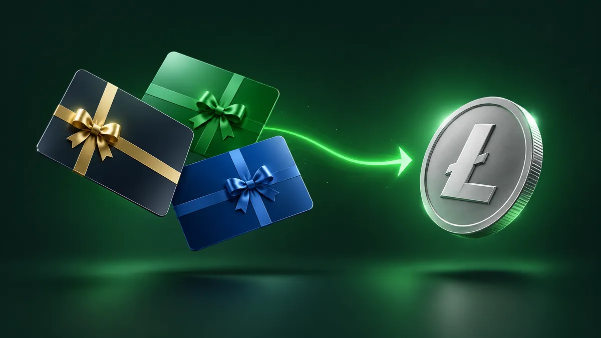 Getting Paid in Litecoin (LTC) for a Gift Card