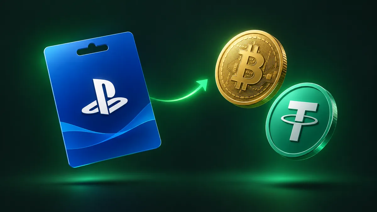 How to Sell PlayStation Gift Cards for Crypto