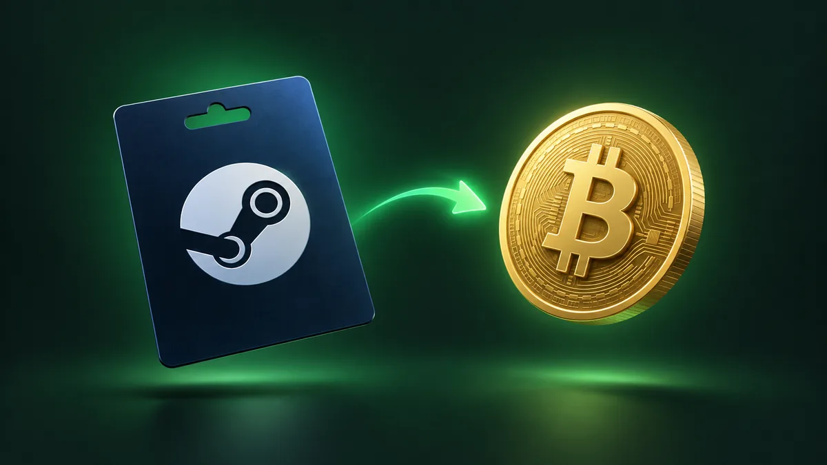 Steam Gift Card to Bitcoin: Payout Calculation
