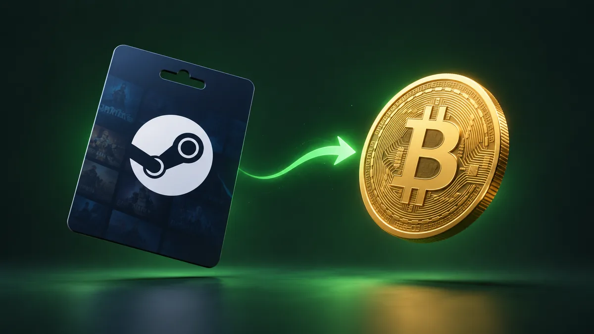 Trade Steam Gift Cards for Bitcoin Safely